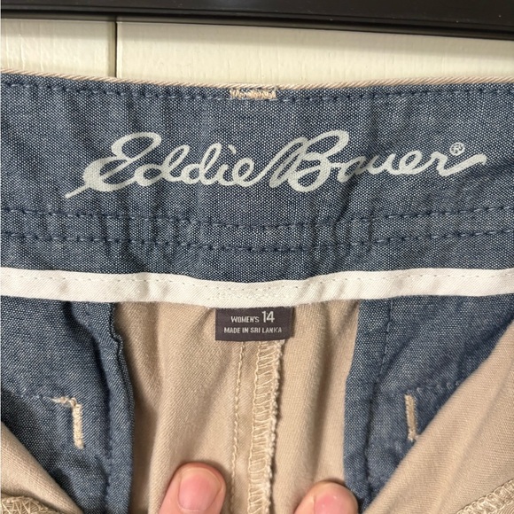 Eddie Bauer Tan Chinos Classic Straight-Leg - Picture 2 of 3